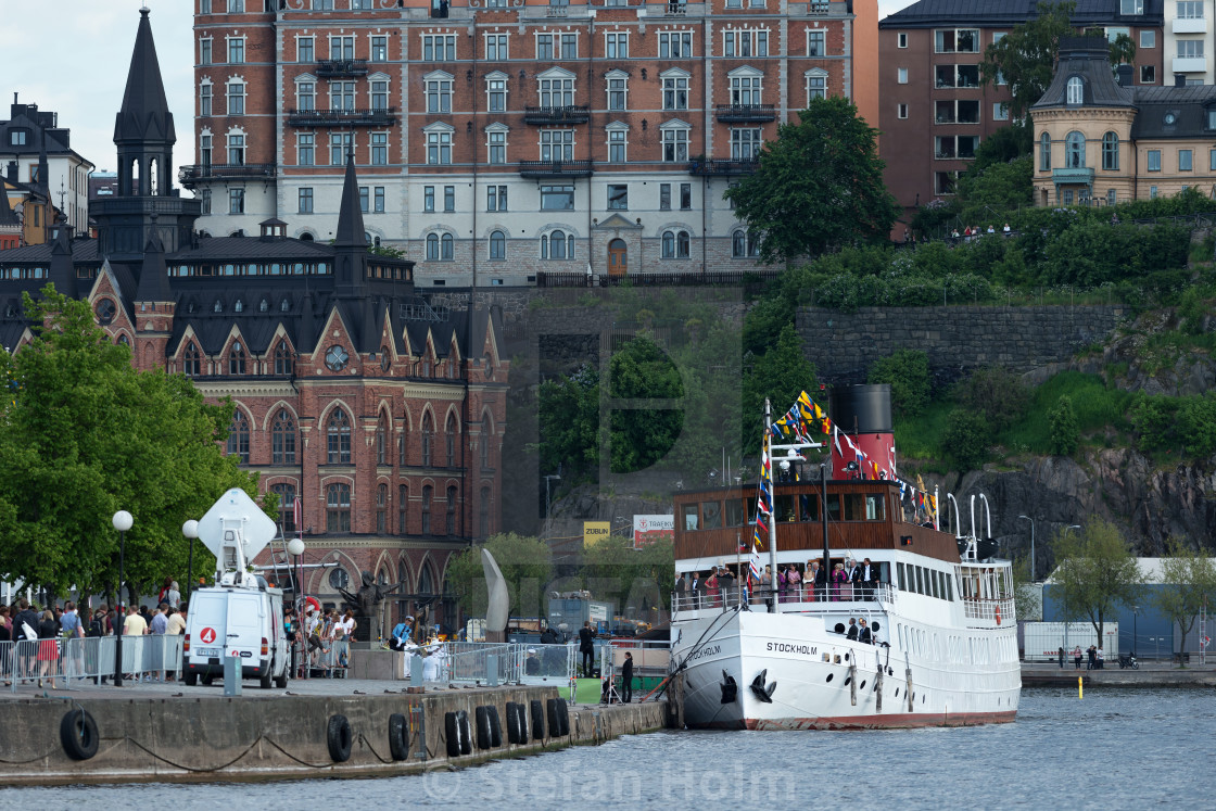"Princess Madeleine and Chris O´Neill with friends on the steamboat Stockholm" by Stefan Holm - $6.35 "Princess Madeleine and Chris O´Neill with friends on the steamboat Stockholm" stock image