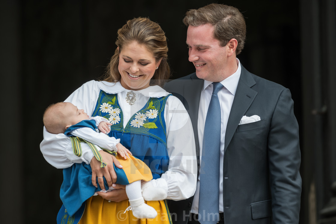 "Princess Madeleine of Sweden with Princess Leonore and Chris One" by Stefan Holm - $6.30 "Princess Madeleine of Sweden with Princess Leonore and Chris One" stock image