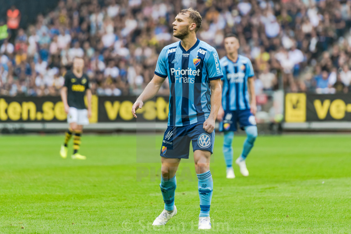 "Football derby between AIK and DIF at Friends Arena in Solna" by Stefan Holm - $6.29 "Football derby between AIK and DIF at Friends Arena in Solna" stock image