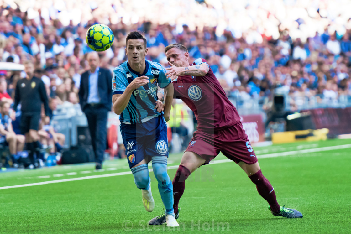 "Soccer game between DIF and MFF at Tele2 Arena" by Stefan Holm - $6.30 "Soccer game between DIF and MFF at Tele2 Arena" stock image