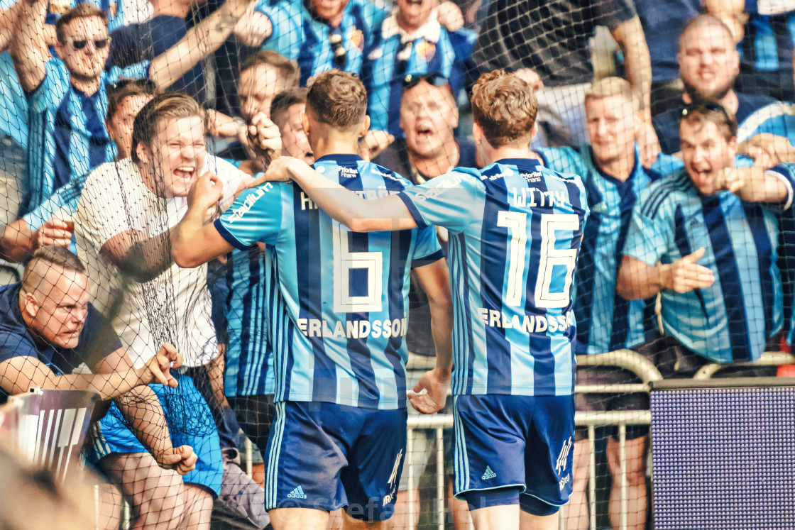 "Jesper Karlstrom (DIF) scores the equalizer between DIF and MFF at Tele2 Arena" by Stefan Holm - $6.34 "Jesper Karlstrom (DIF) scores the equalizer between DIF and MFF at Tele2 Arena" stock image