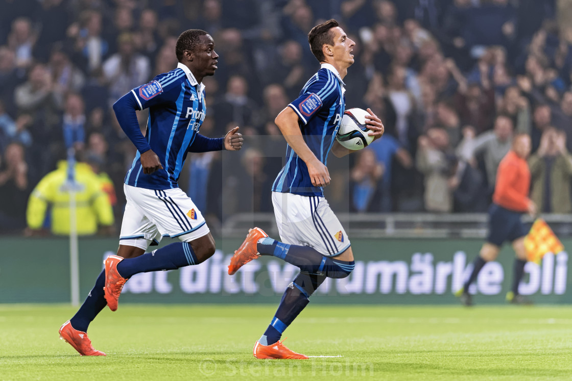 "DIF player Haris Radetinac hurries to the midfield after the equ" by Stefan Holm - $6.32 "DIF player Haris Radetinac hurries to the midfield after the equ" stock image