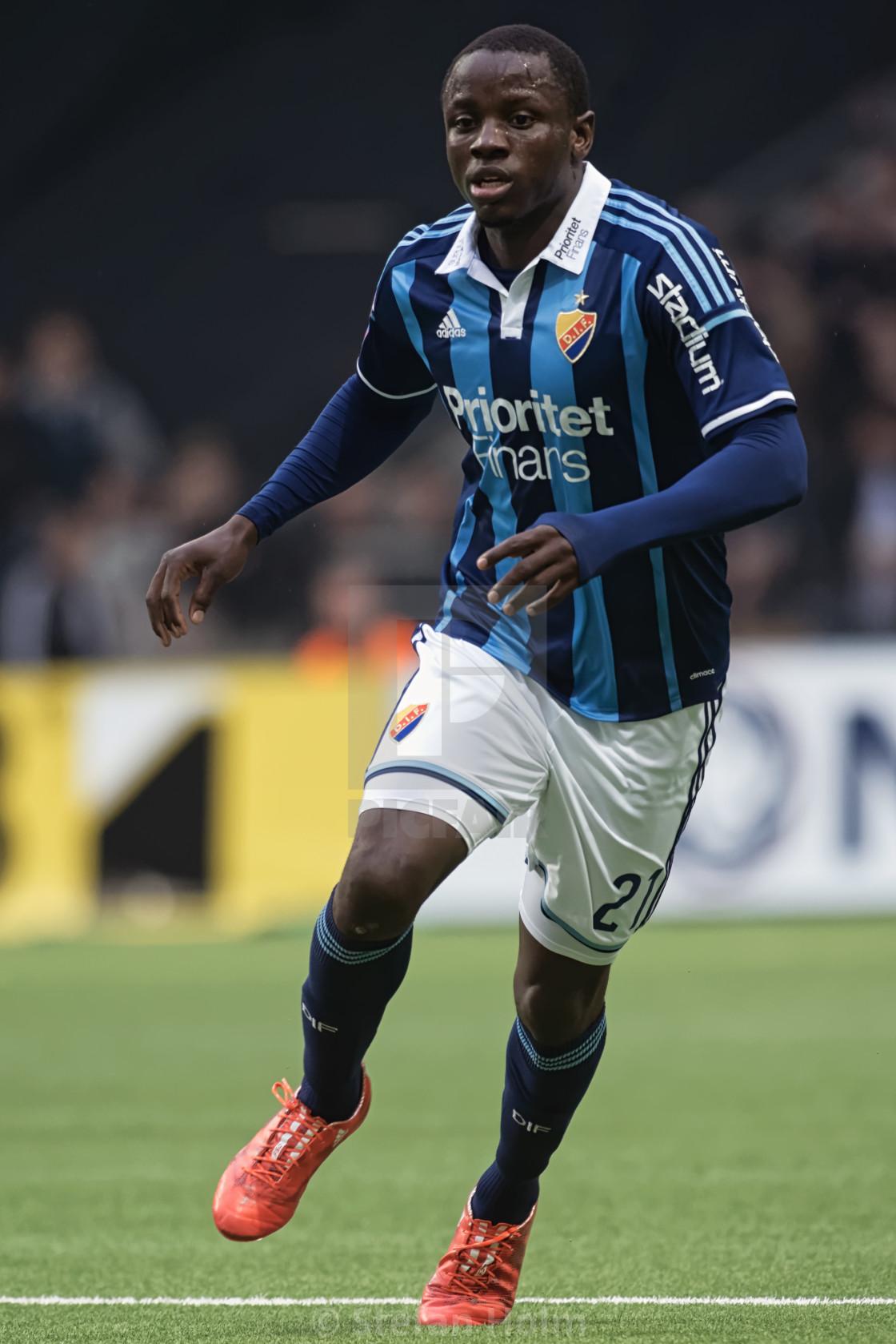 "DIF player Nyasha Mushekwi in the game of DIF against AIK" by Stefan Holm - $6.32 "DIF player Nyasha Mushekwi in the game of DIF against AIK" stock image