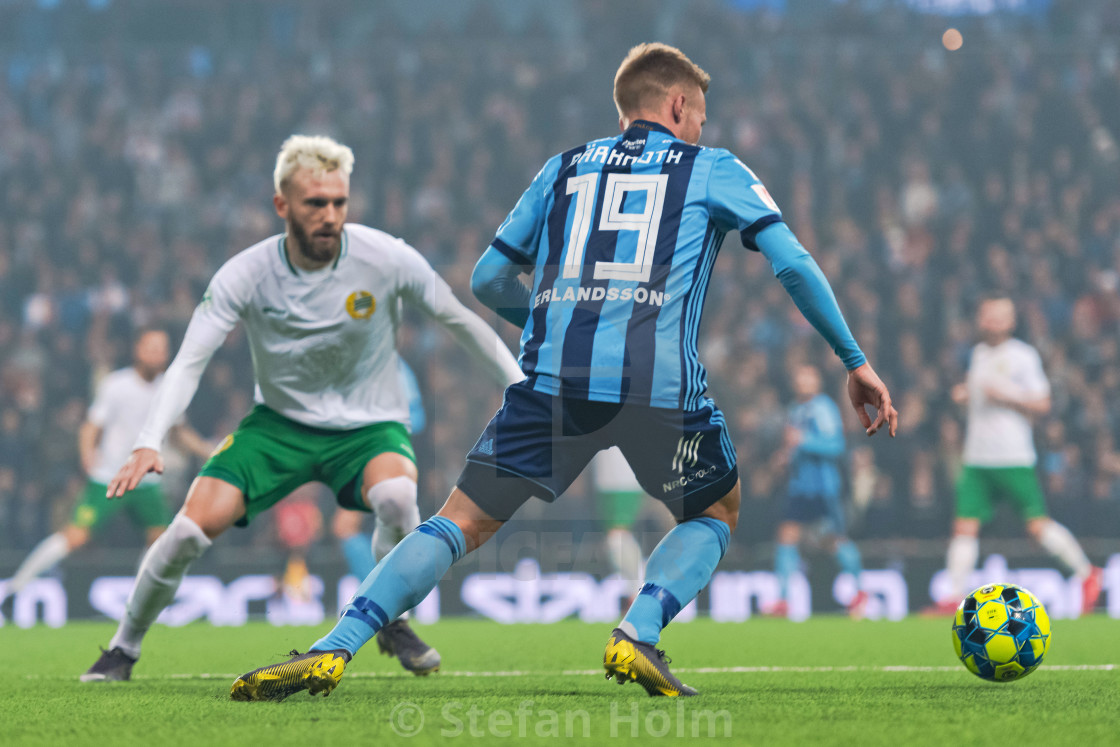 "Swedish cup quarter finals between the rivals Djurgarden vs Hamm" by Stefan Holm - $6.35 "Swedish cup quarter finals between the rivals Djurgarden vs Hamm" stock image