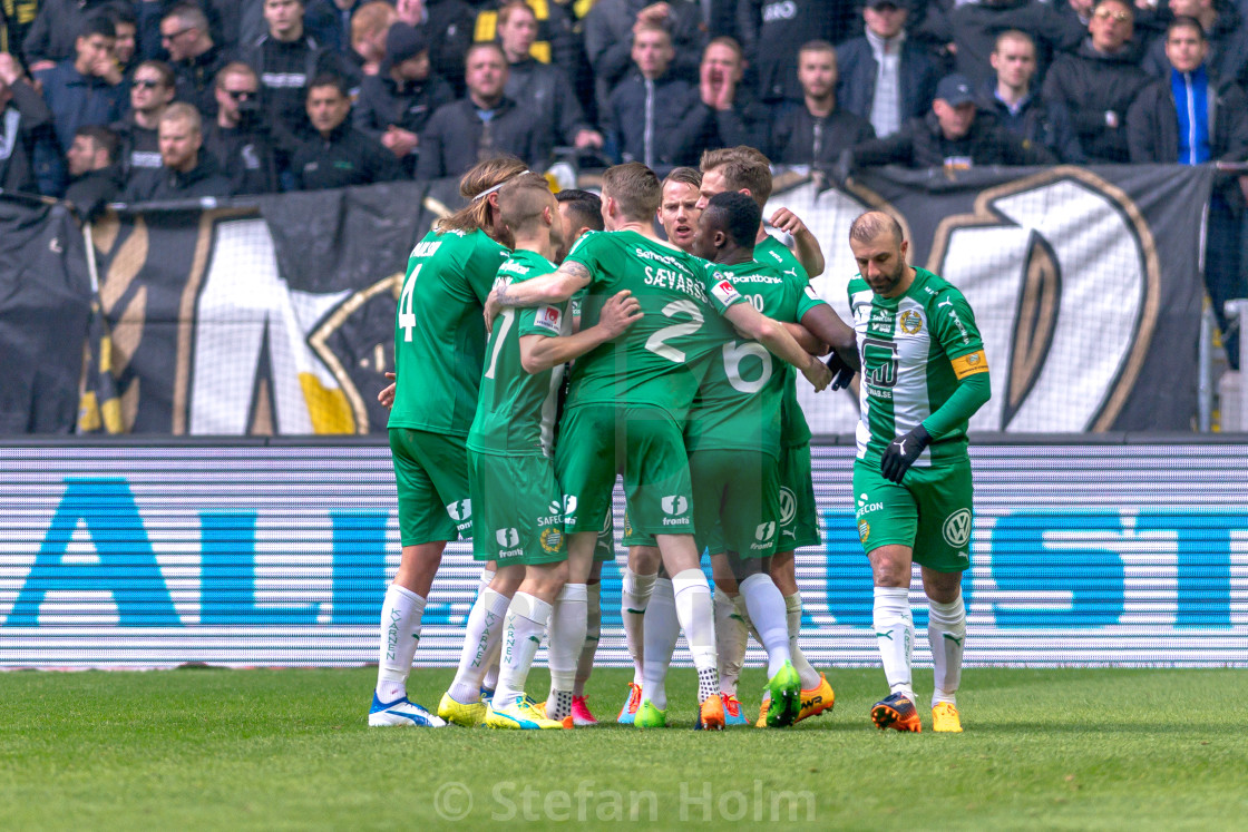 "Celebrations after Arnor Smarason goal at the derby match betwee" by Stefan Holm - $6.34 "Celebrations after Arnor Smarason goal at the derby match betwee" stock image