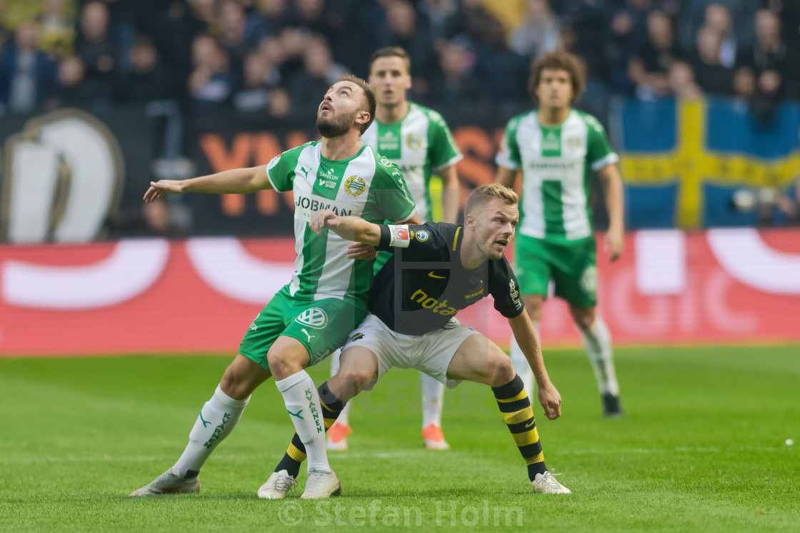 "Derby between AIK and Hammarby in the swedish Allsvenskan" by Stefan Holm - $6.35 "Derby between AIK and Hammarby in the swedish Allsvenskan" stock image