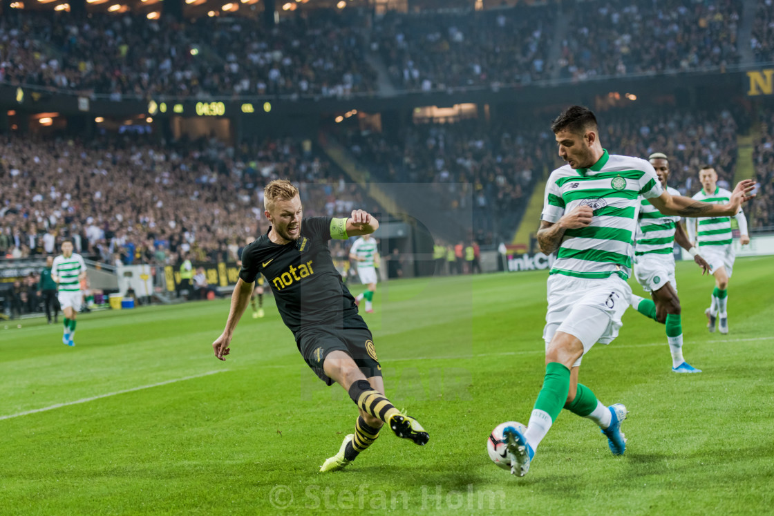 "Football game between AIK and Celtic FC at Friends Arena in Solna" by Stefan Holm - $6.34 "Football game between AIK and Celtic FC at Friends Arena in Solna" stock image