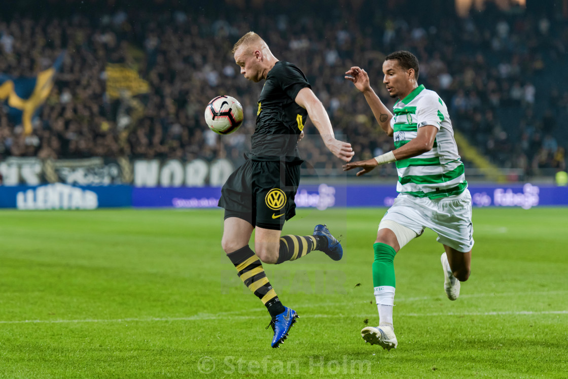 "Football game between AIK and Celtic FC at Friends Arena in Solna" by Stefan Holm - $6.32 "Football game between AIK and Celtic FC at Friends Arena in Solna" stock image