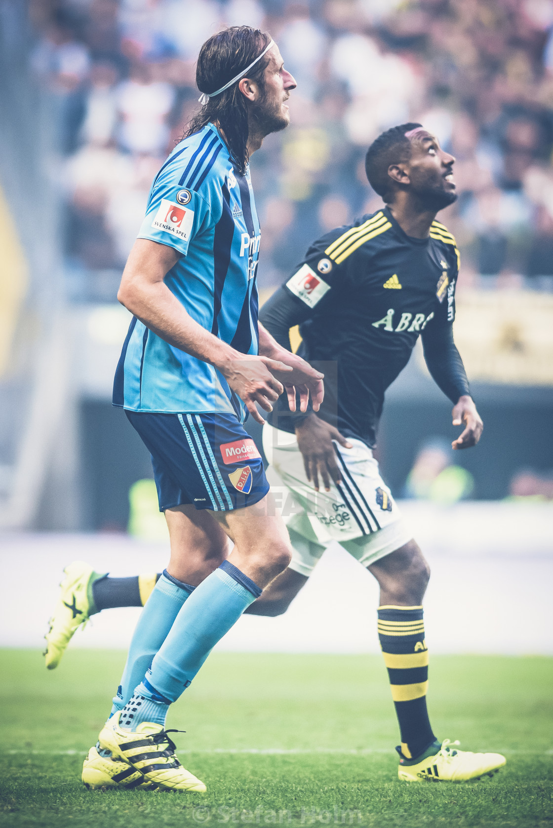 "Jonas Olsson (DIF) at the soccer derby between AIK and DIF in Al" by Stefan Holm - $6.34 "Jonas Olsson (DIF) at the soccer derby between AIK and DIF in Al" stock image