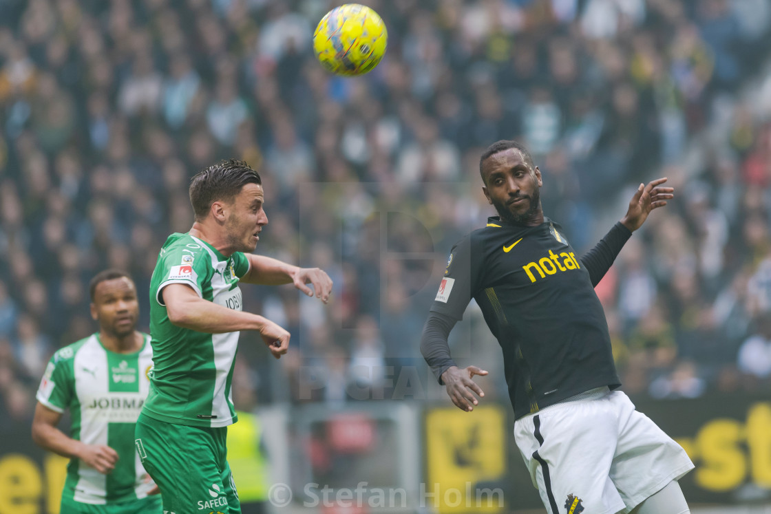"Derby between AIK and Hammarby in the swedish Allsvenskan" by Stefan Holm - $6.29 "Derby between AIK and Hammarby in the swedish Allsvenskan" stock image