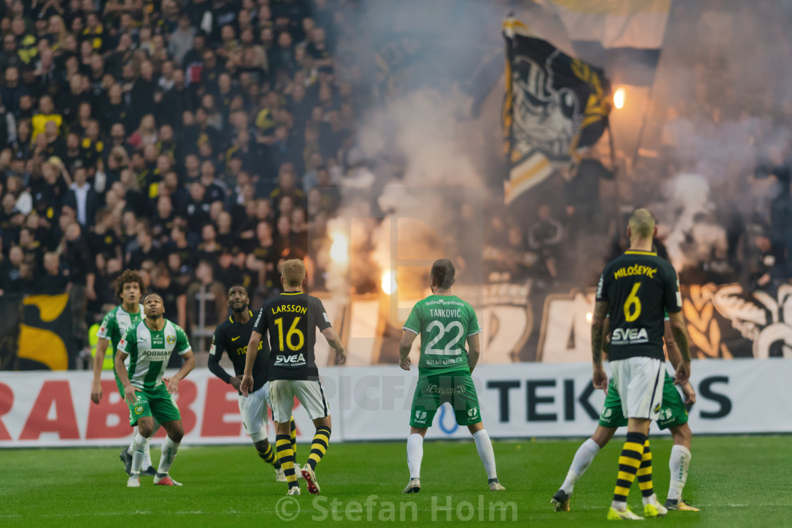 "Derby between AIK and Hammarby in the swedish Allsvenskan" by Stefan Holm - $6.32 "Derby between AIK and Hammarby in the swedish Allsvenskan" stock image
