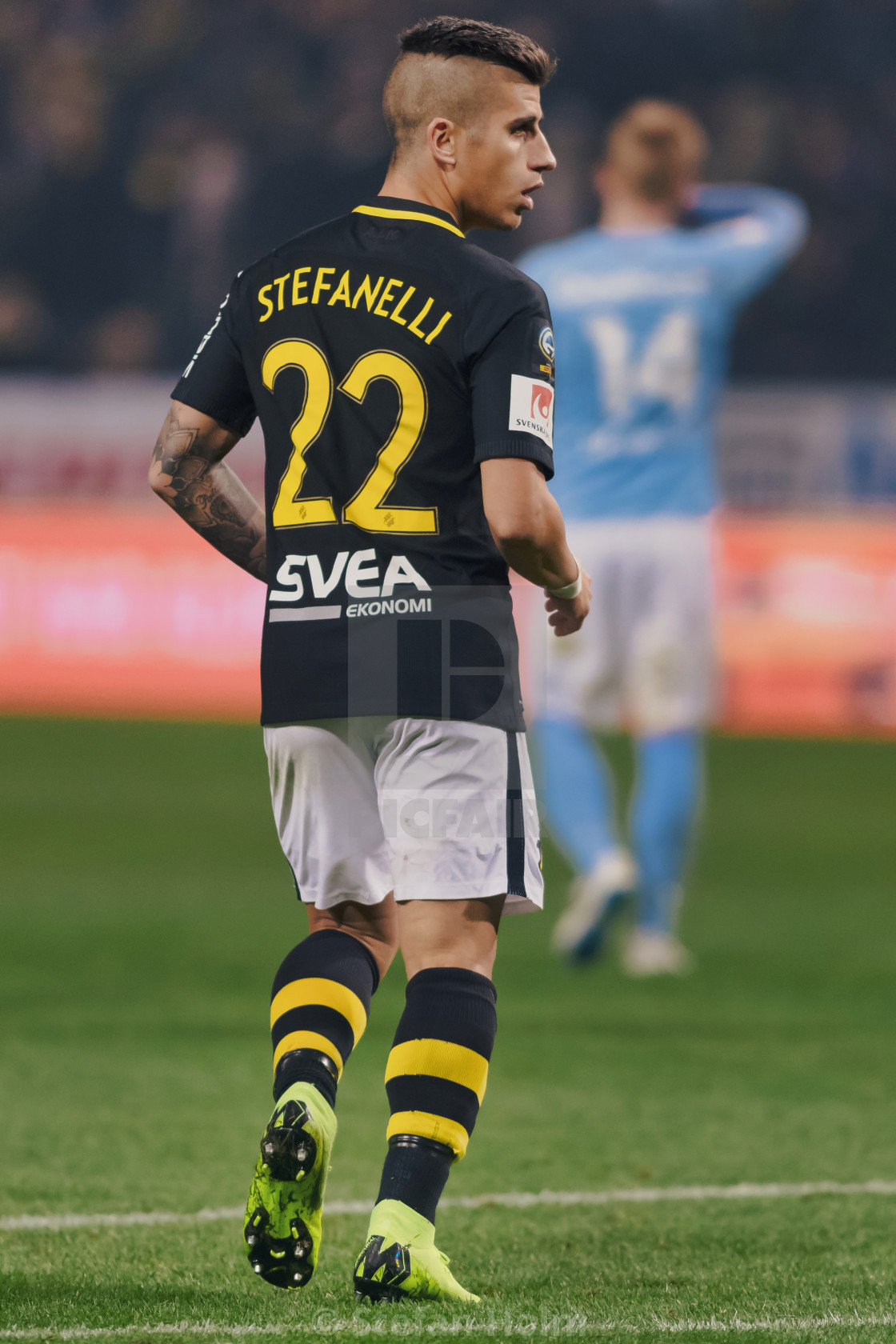"AIK vs Malmo FF at the Friends arena in Stockholm" by Stefan Holm - $6.32 "AIK vs Malmo FF at the Friends arena in Stockholm" stock image