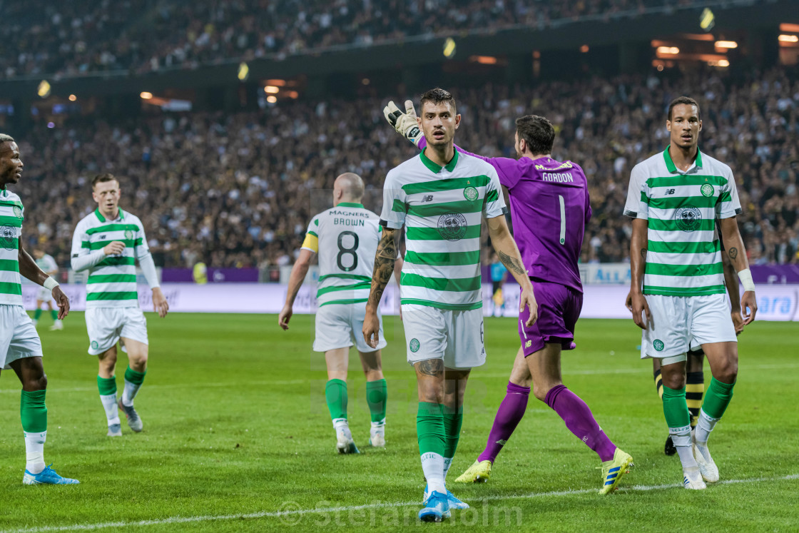 "Football game between AIK and Celtic FC at Friends Arena in Solna" by Stefan Holm - $6.32 "Football game between AIK and Celtic FC at Friends Arena in Solna" stock image