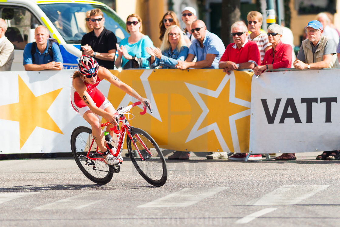 "Agnieszka Jerzyk comming into a curve just after the cobblestone part" by Stefan Holm - $6.34 "Agnieszka Jerzyk comming into a curve just after the cobblestone part" stock image