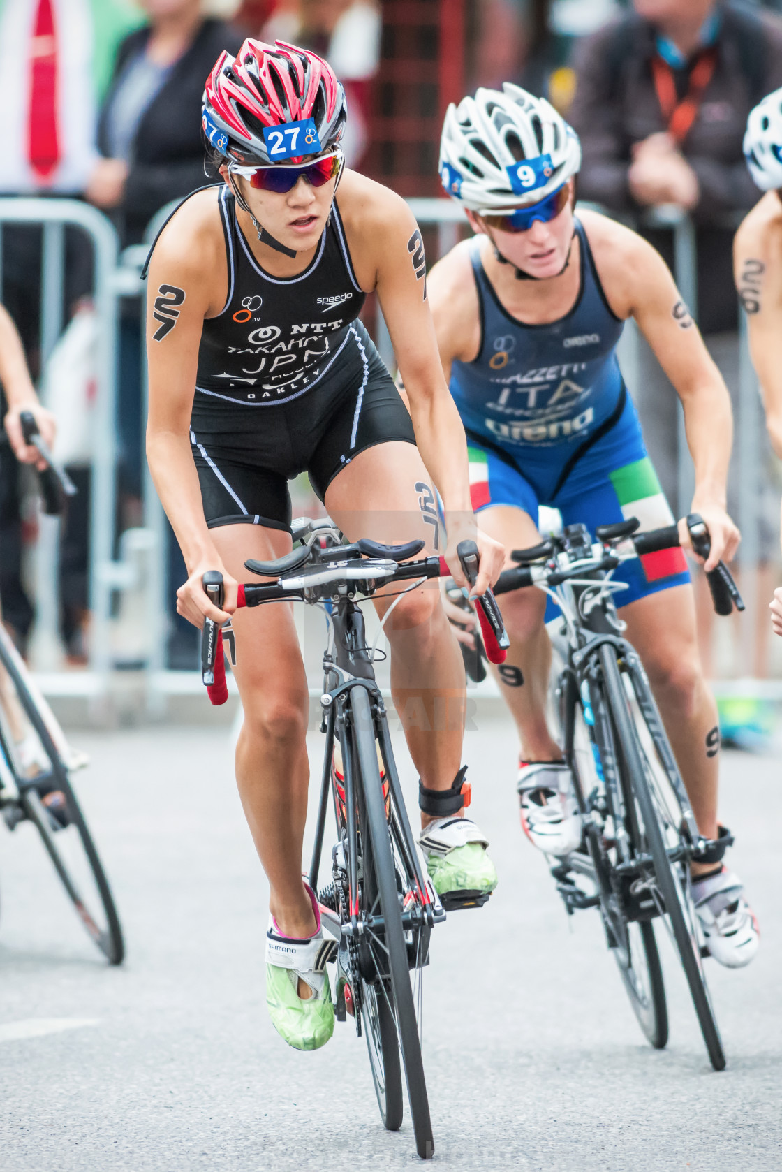 "Yuko Takahashi from Japan first out of a curve in a group cyclin" by Stefan Holm - $6.32 "Yuko Takahashi from Japan first out of a curve in a group cyclin" stock image