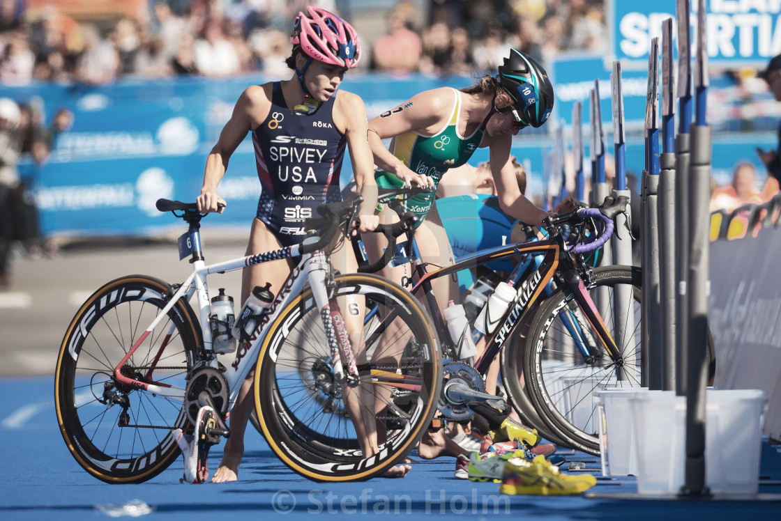 "Taylor Spivey (USA) and Natalie Van Coevorden (AUS) in the trans" by Stefan Holm - $6.30 "Taylor Spivey (USA) and Natalie Van Coevorden (AUS) in the trans" stock image