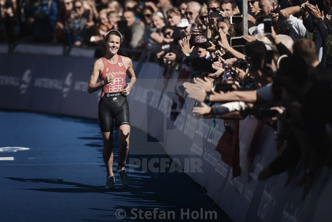 "Winner Flora Duffy (BER) running into the finish area with the c" by Stefan Holm - $6.29 "Winner Flora Duffy (BER) running into the finish area with the c" stock image