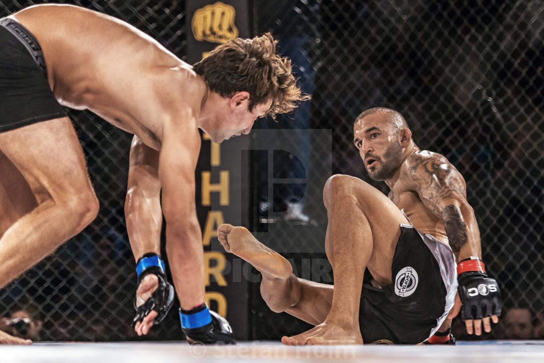 "Fight between Michel Ersoy vs Fabien Gallinaro at Superior Chall" by Stefan Holm - $6.30 "Fight between Michel Ersoy vs Fabien Gallinaro at Superior Chall" stock image