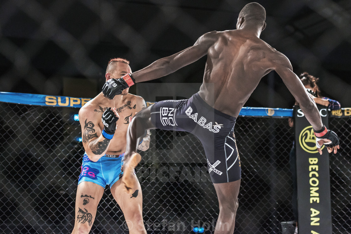 "Sadibou Sy knock out of David Round at Superior Challenge 14" by Stefan Holm - $6.32 "Sadibou Sy knock out of David Round at Superior Challenge 14" stock image