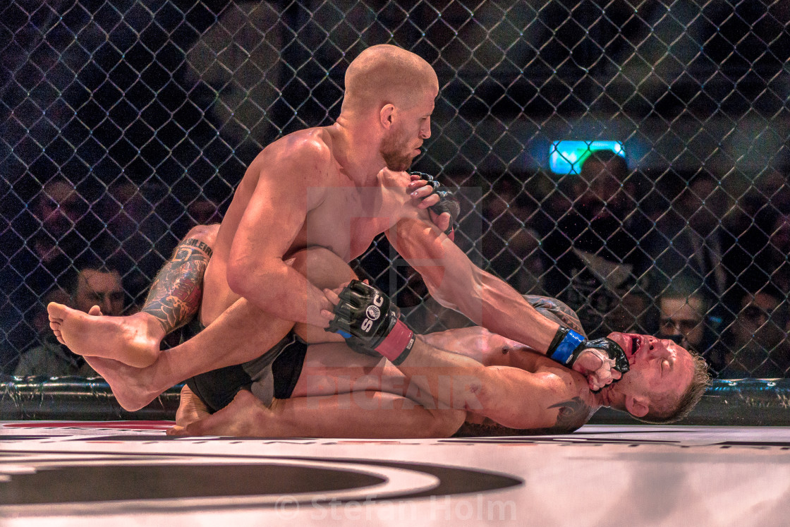 "MMA title fight between David Bielkheden vs Morten Djursaa at Su" by Stefan Holm - $6.32 "MMA title fight between David Bielkheden vs Morten Djursaa at Su" stock image