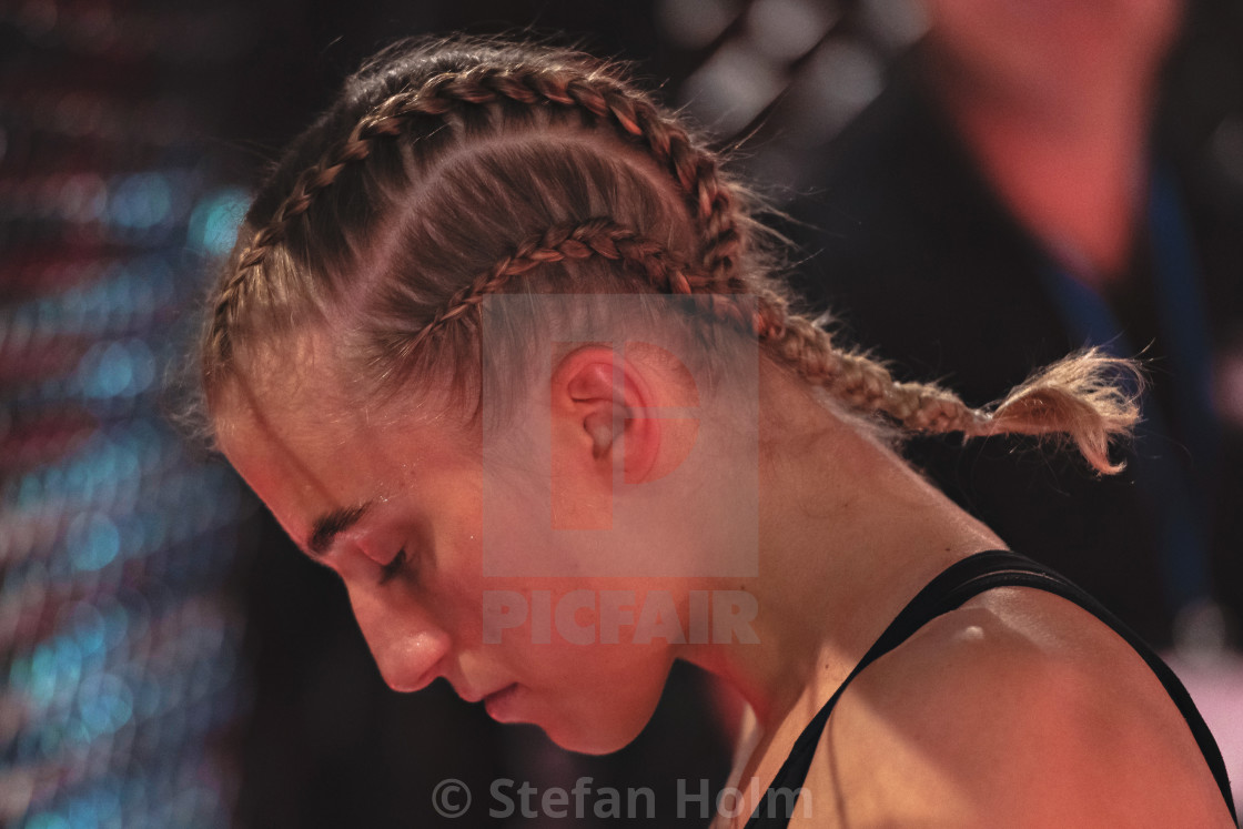 "MMA fight between Anna Astvik (SWE) vs Elin Oberg (SWE) at the S" by Stefan Holm - $6.30 "MMA fight between Anna Astvik (SWE) vs Elin Oberg (SWE) at the S" stock image