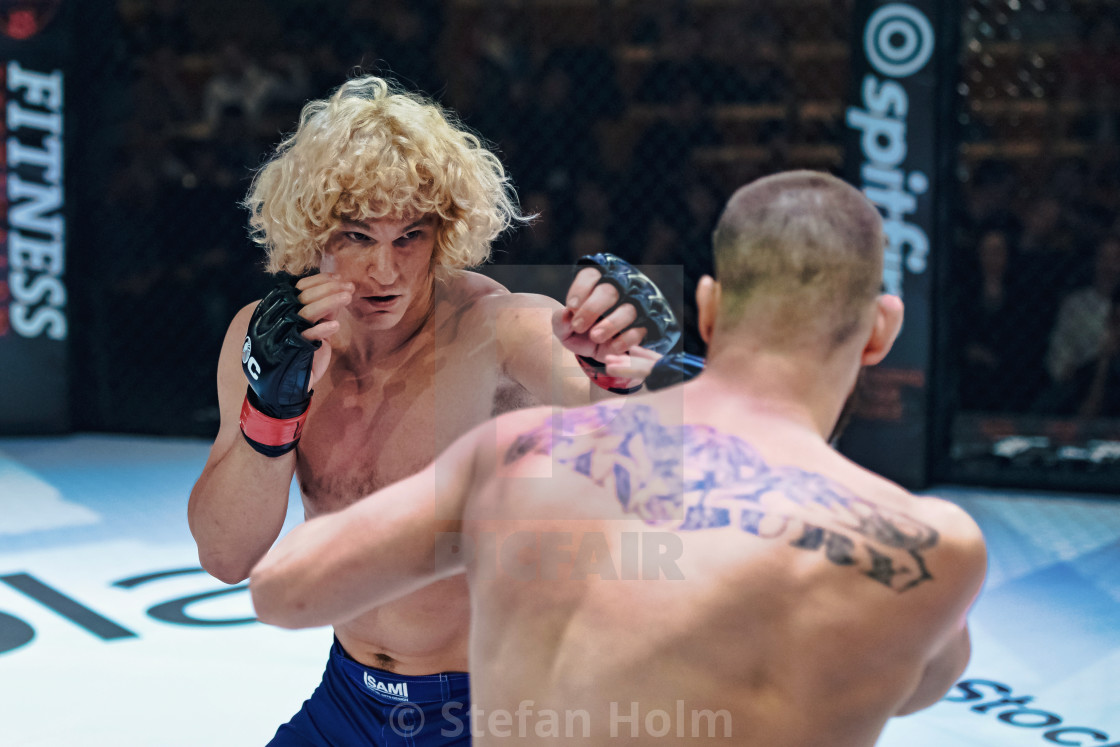 "Fight between Karl Albrektsson (SWE) vs Joshua Stansbury (USA) at the Superior Challenge 18" by Stefan Holm - $6.29 "Fight between Karl Albrektsson (SWE) vs Joshua Stansbury (USA) at the Superior Challenge 18" stock image
