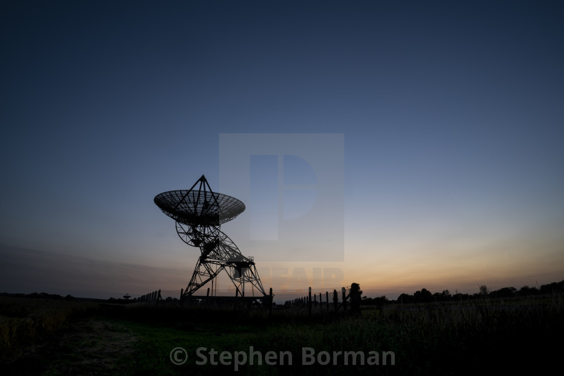 "Mullard Radio Telescope" stock image