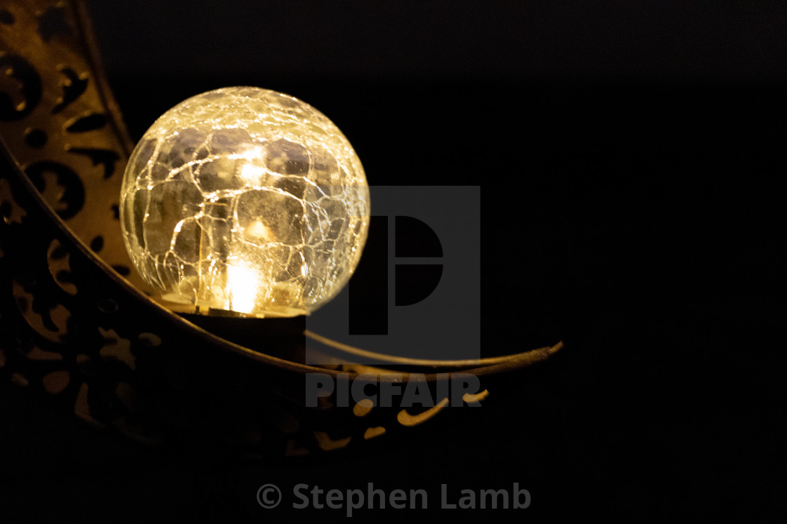 "Globe Alight" stock image