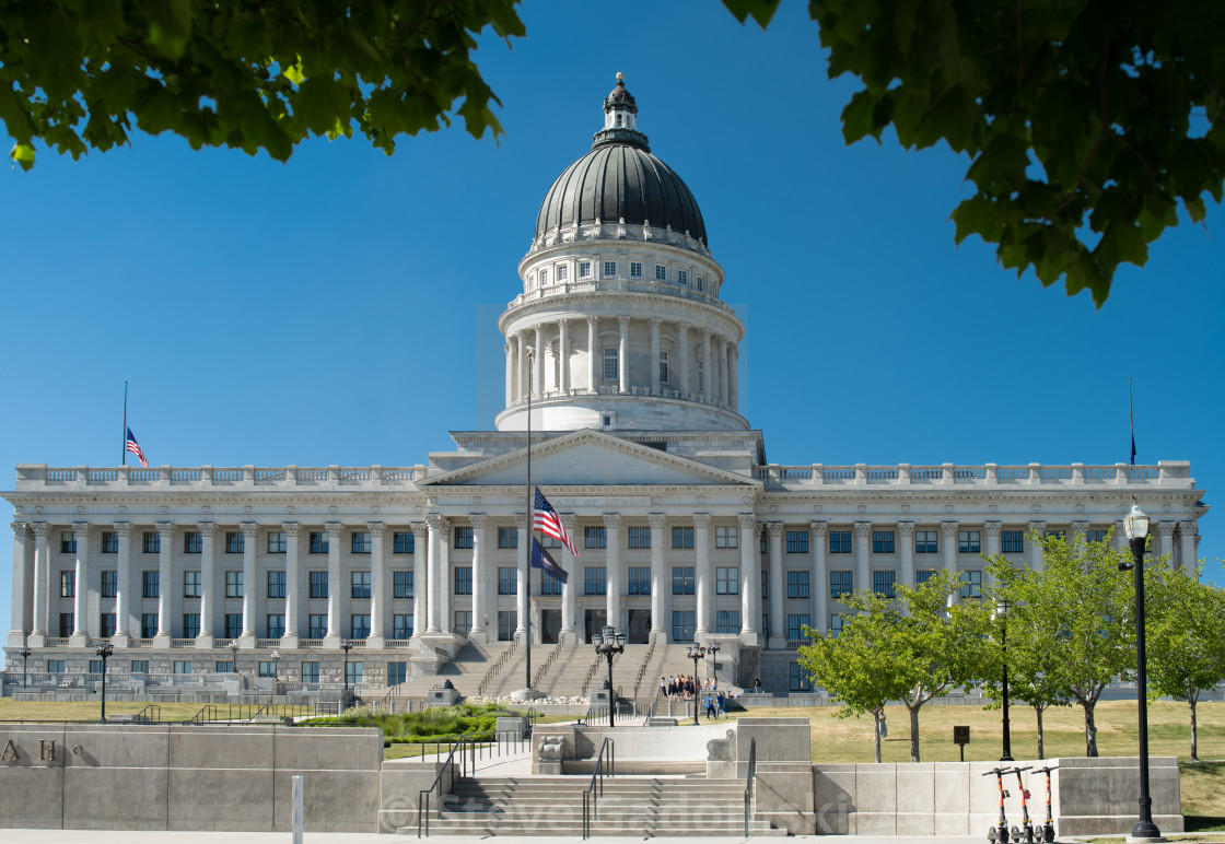 "Utah State Capitol Afternoon" stock image