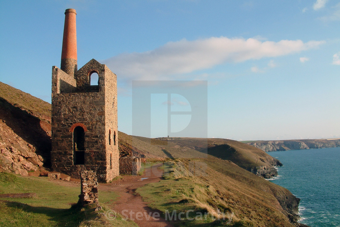 "Great Wheal Charlotte" stock image