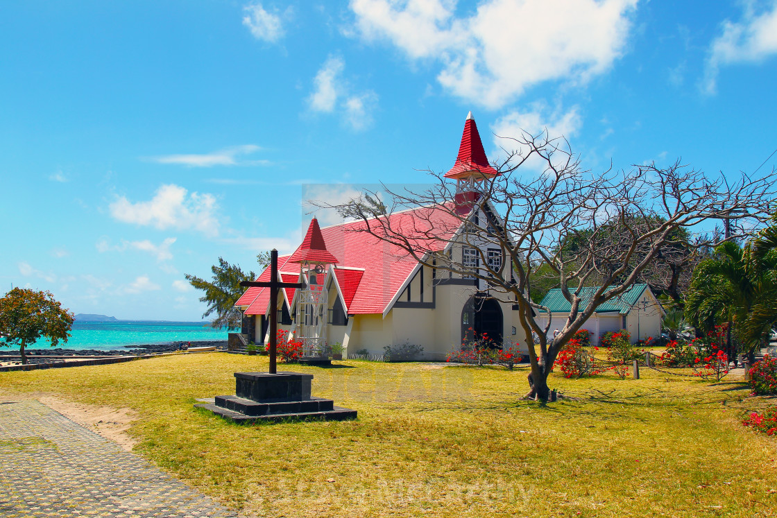 "Mauritian chapel" stock image