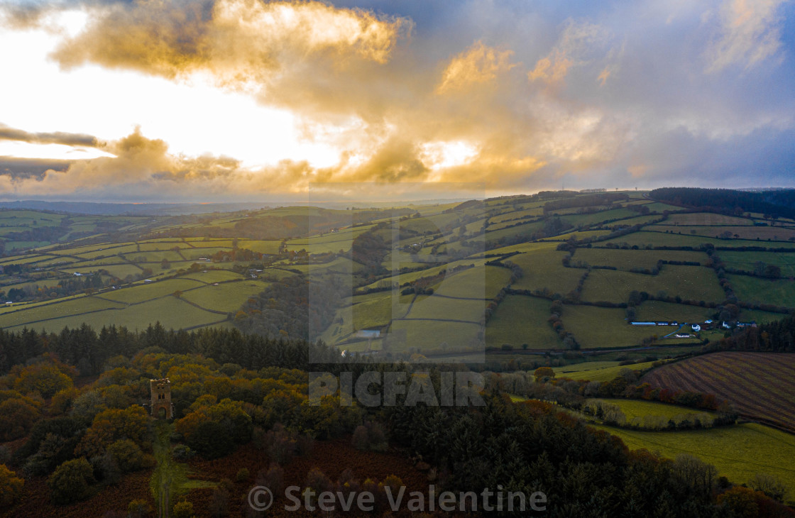"Willet Hill Castle, Somerset, UK (4)" by Steve Valentine - £24.80 "Willet Hill Castle, Somerset, UK (4)" stock image
