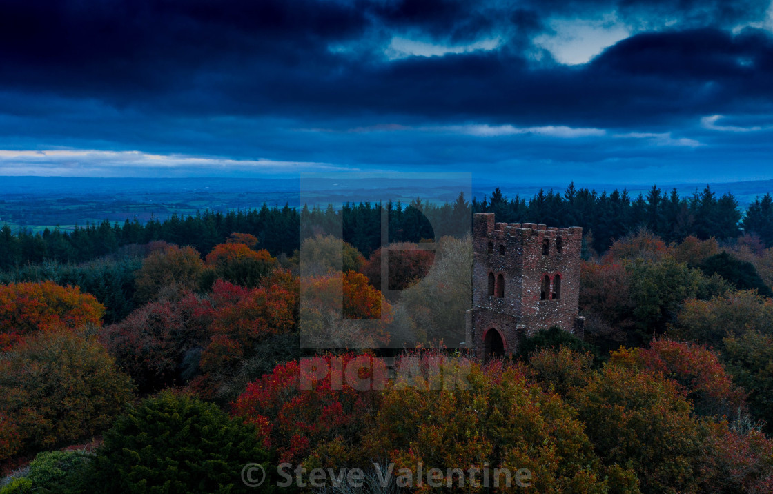"Willet Hill Castle, Somerset, UK (6)" by Steve Valentine - £24.80 "Willet Hill Castle, Somerset, UK (6)" stock image