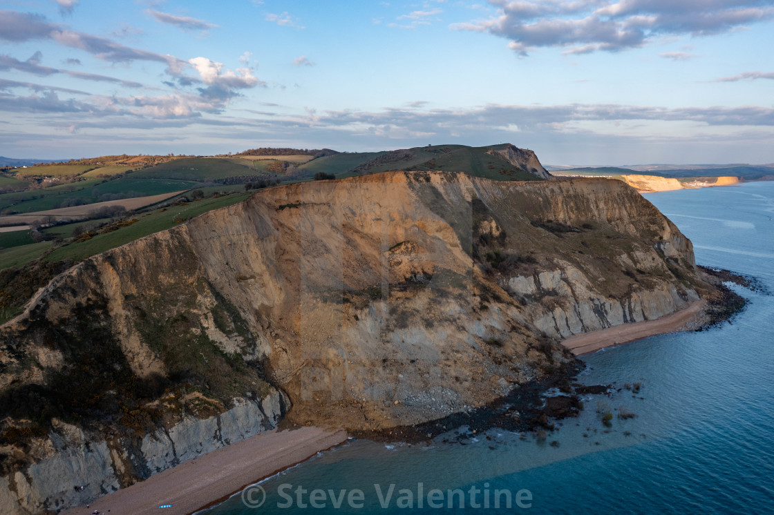 "Jurassic Coast, Seatown Land Slip, Dorset." by Steve Valentine - £62.00 "Jurassic Coast, Seatown Land Slip, Dorset." stock image