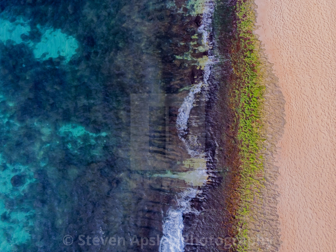 "Hawaiian Shoreline" by Steven Apsley Photography - $18.95 "Hawaiian Shoreline" stock image
