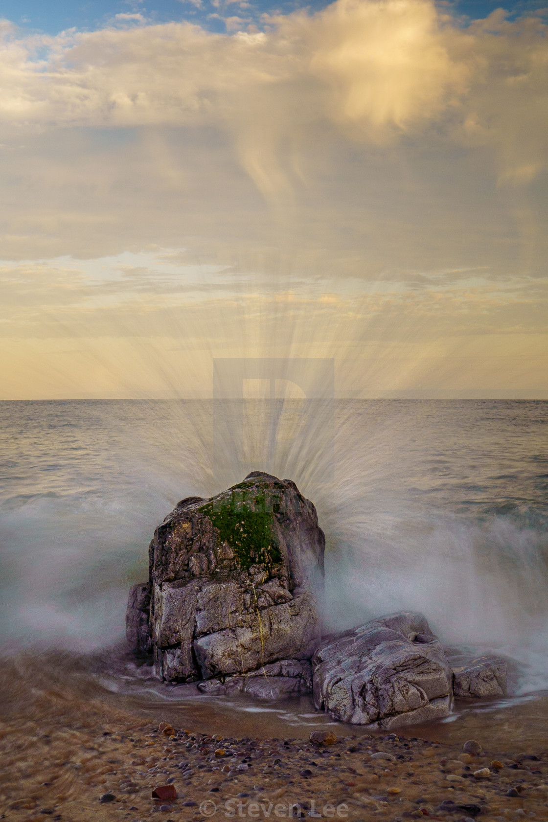 "Wave Explosion" stock image