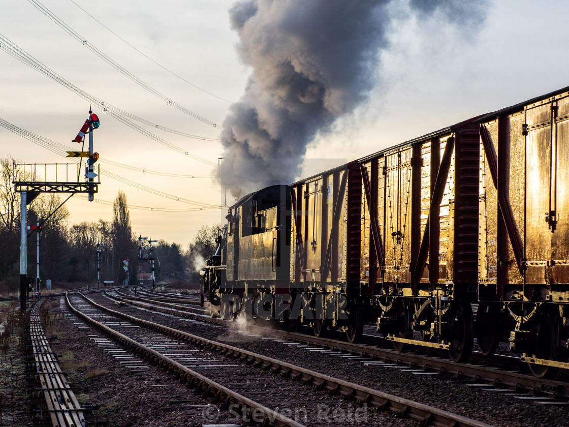 "Dawn of Steam" stock image