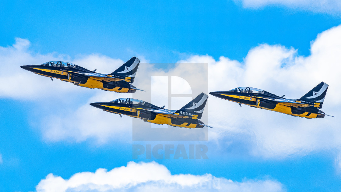 "Black Eagles - KAI T50B" stock image