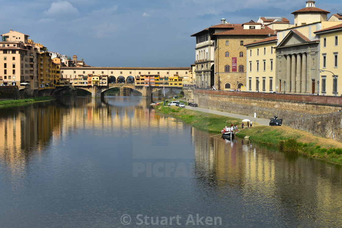 "That Famous Bridge" stock image