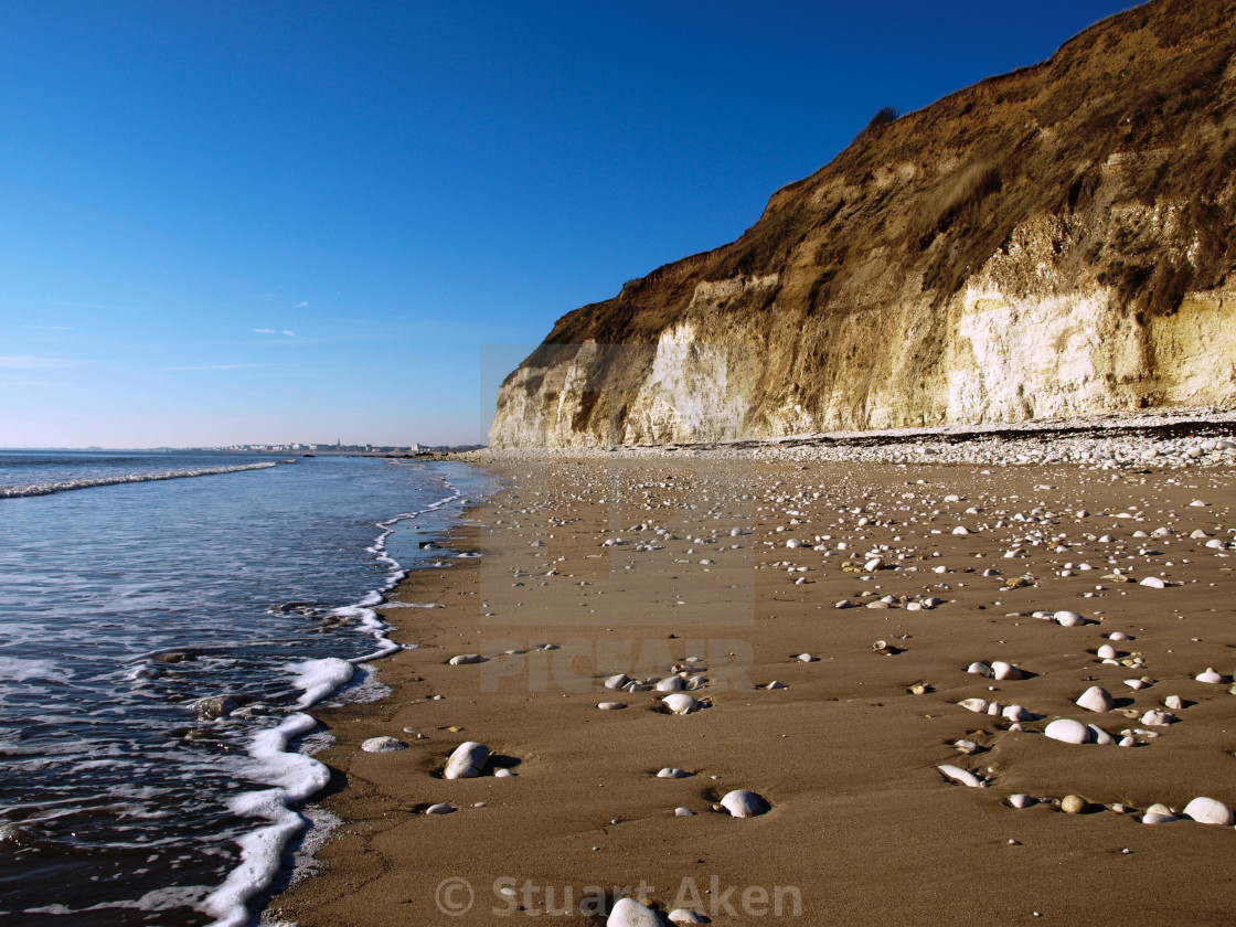 "Washed Beach" stock image