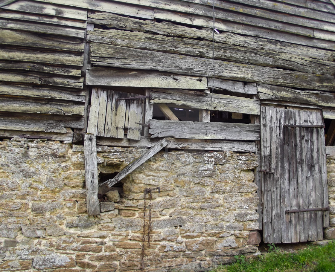 "Weathered Workshop" stock image