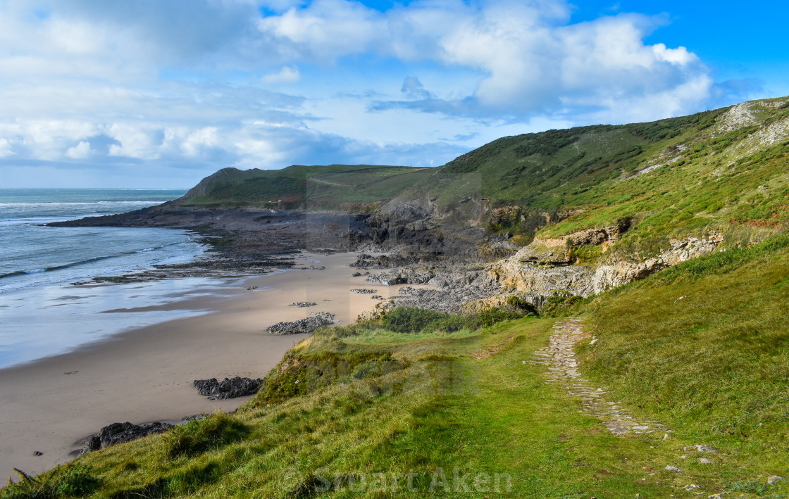 "Gower Coast #12" stock image