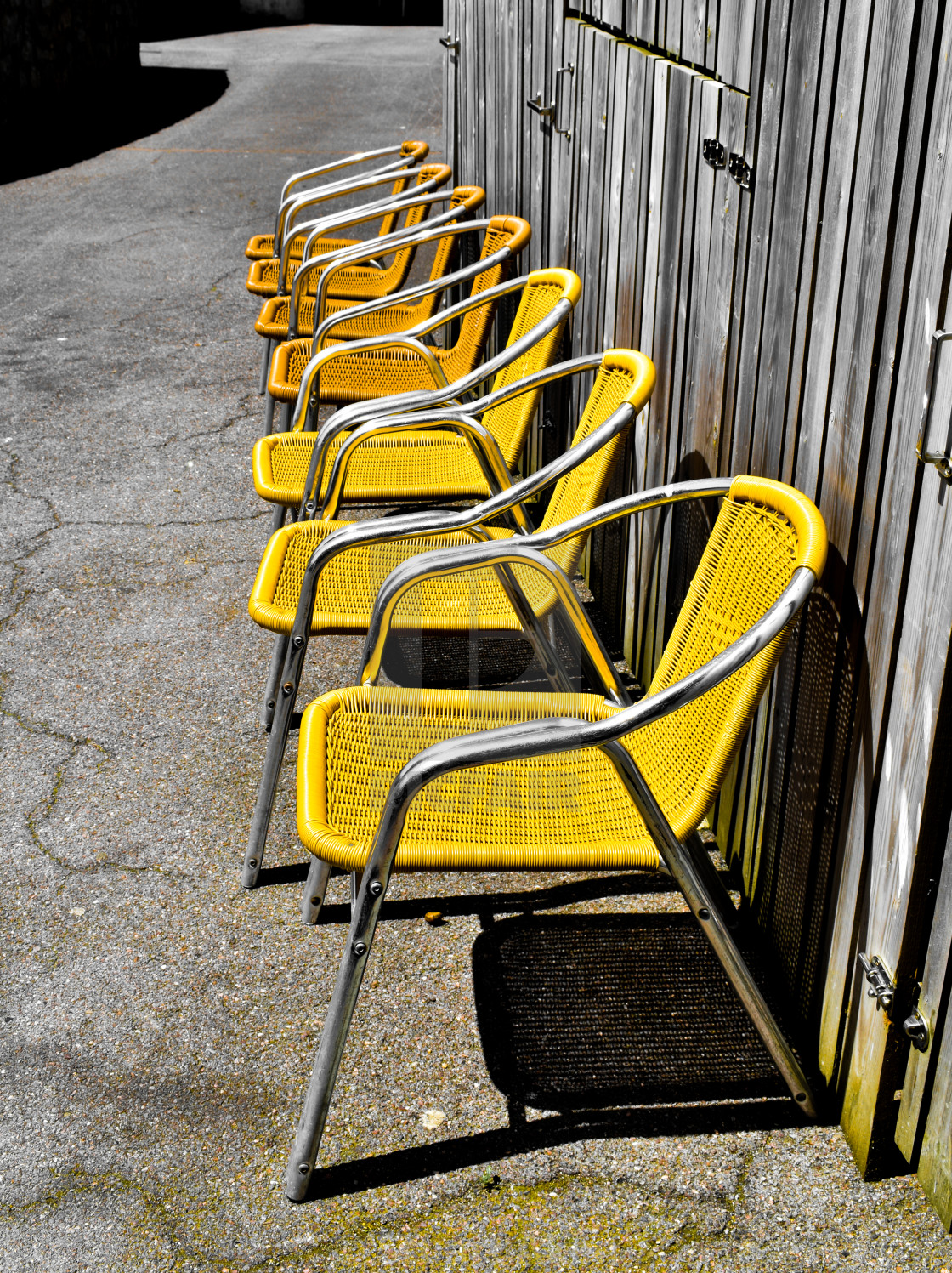 "Seats in the Sun" stock image