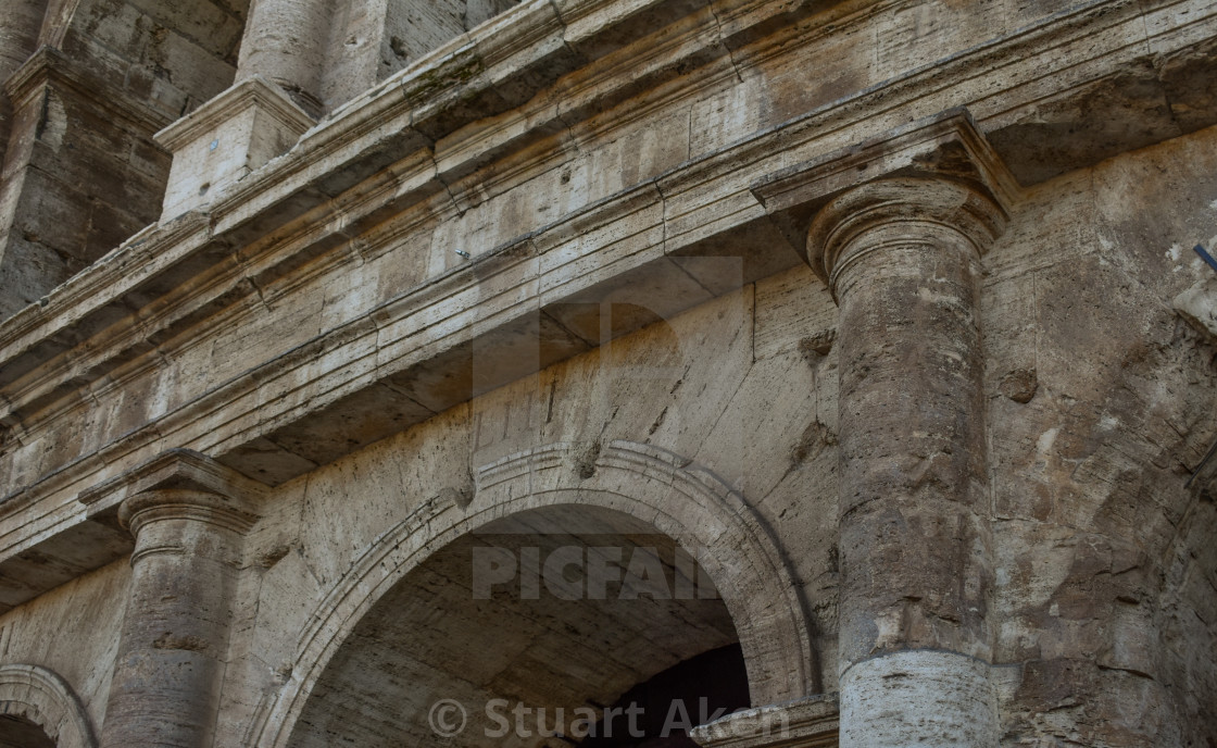 "Colloseum Arch" stock image