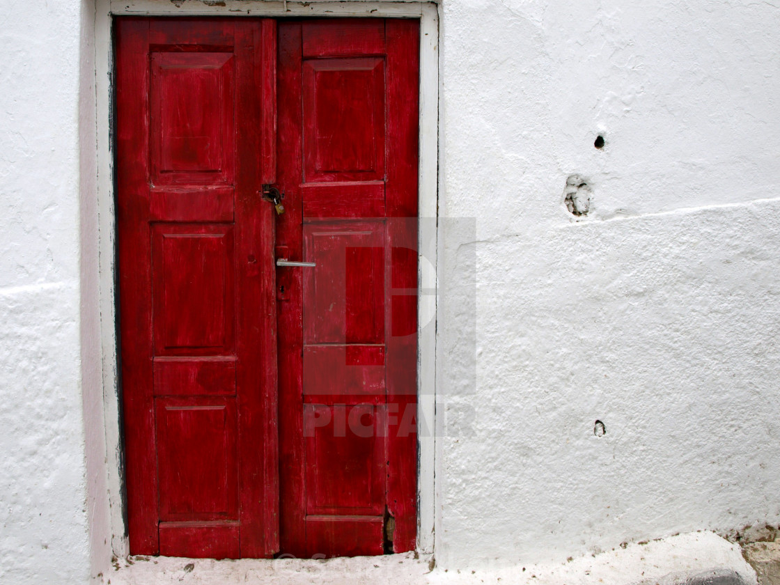 "Locked Doors" stock image