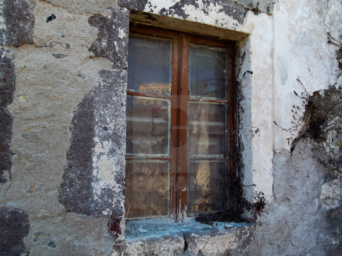"Old Greek Window" stock image