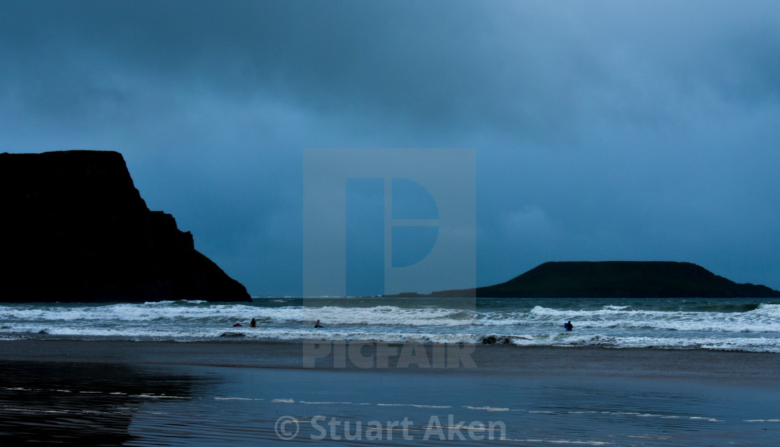 "Surfers" stock image