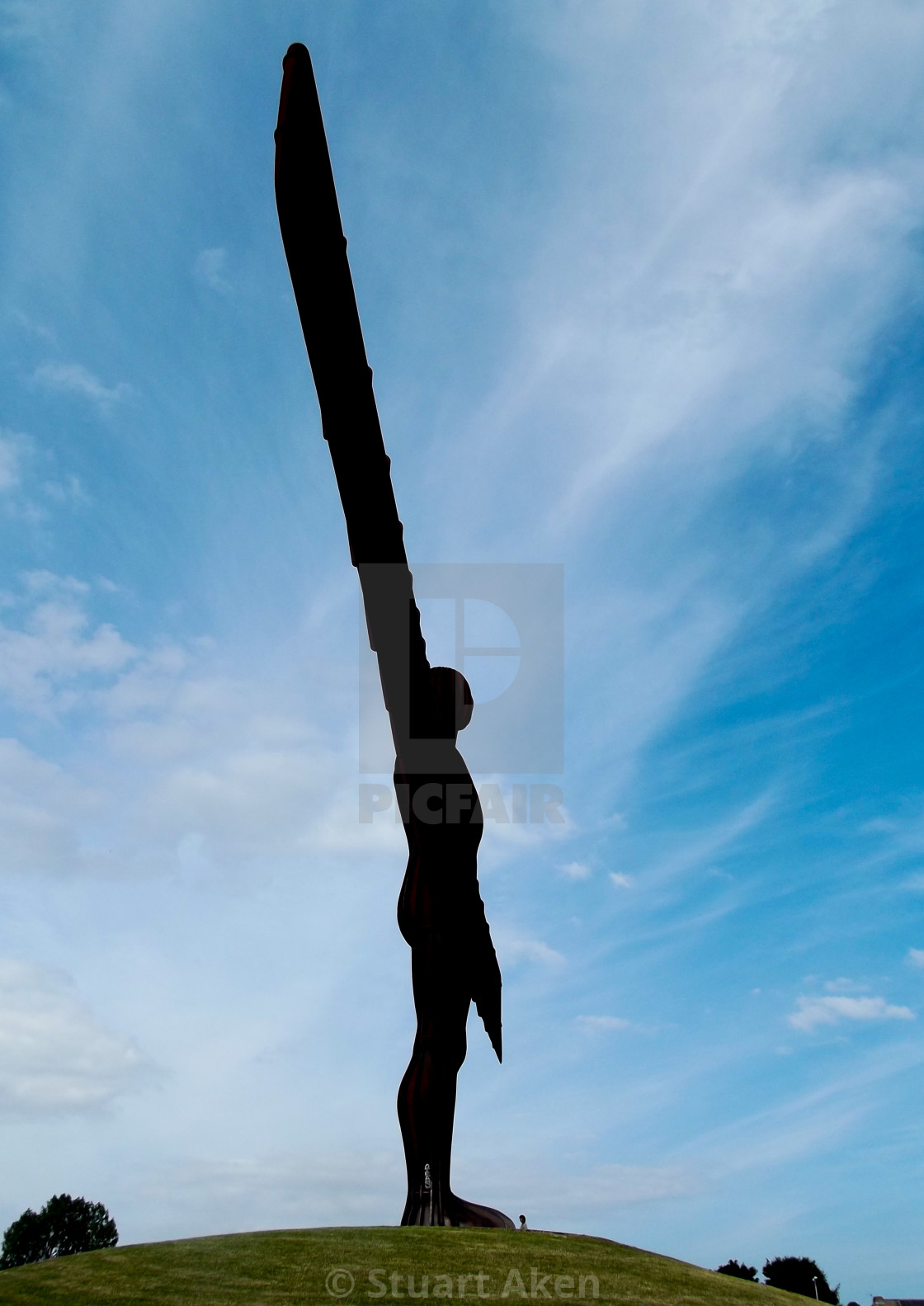 "The Angel of the North" stock image