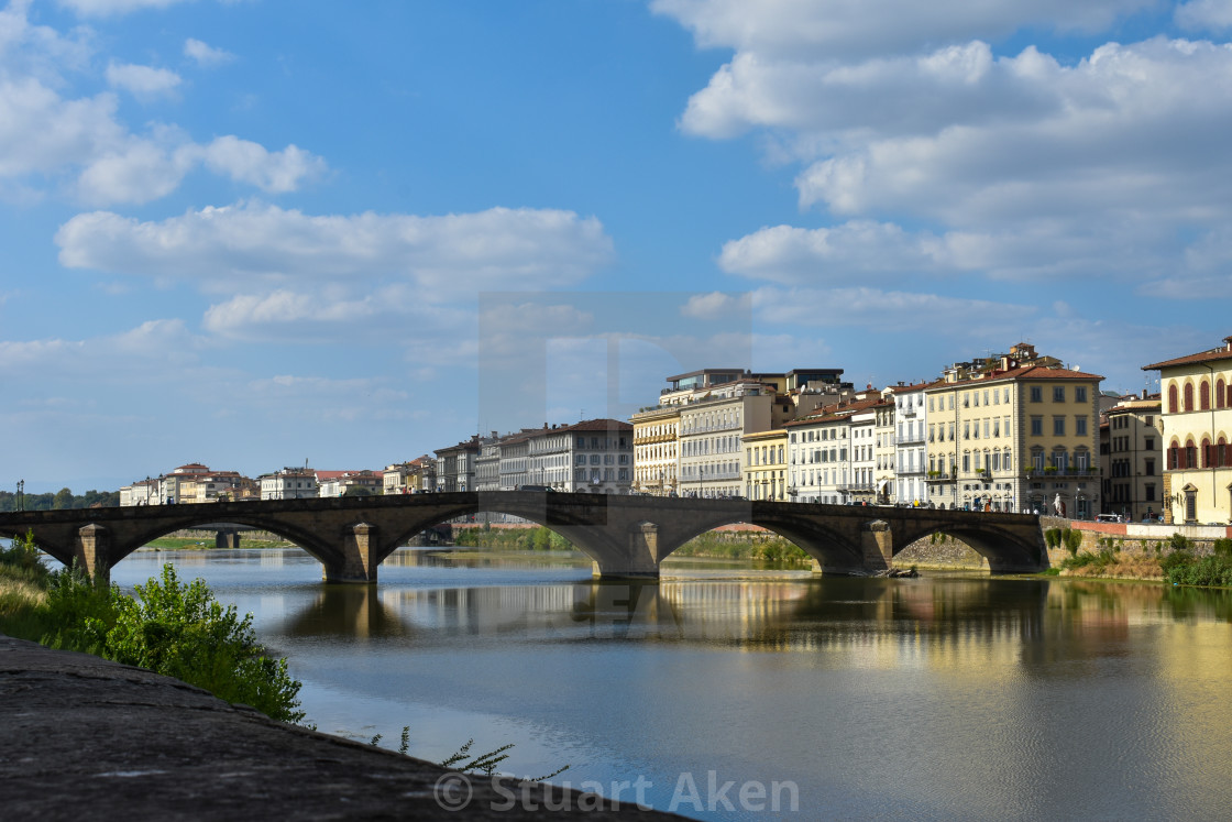 "Florence, City of Bridges." stock image