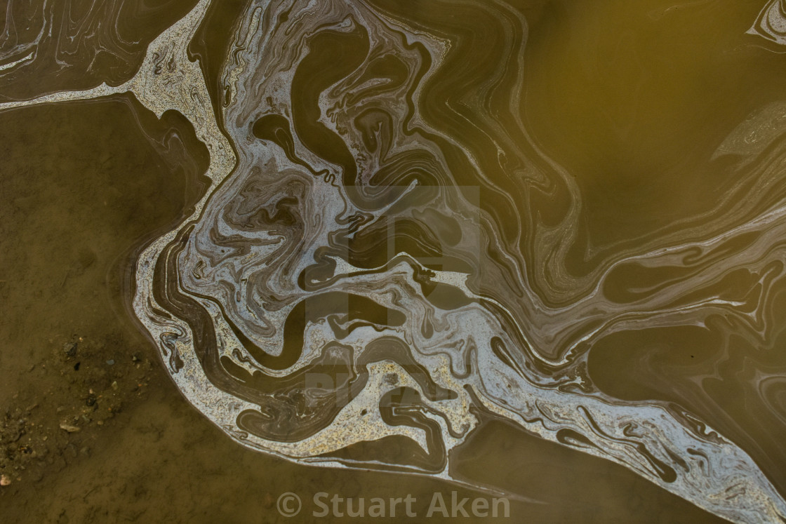 "Oil on Water #1" stock image